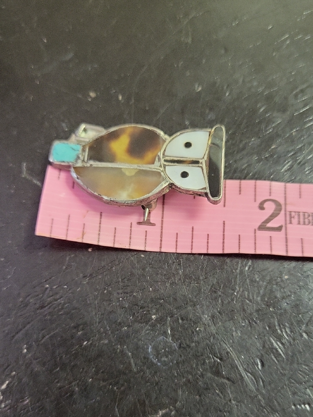 Abstract Owl Pin - Picture 3 of 3